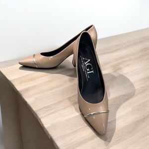 AGL RAND PUMPS - Women’s EU Size 40.5 Beige